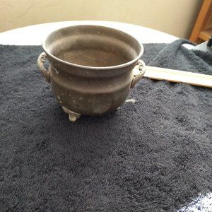 Small brass pot